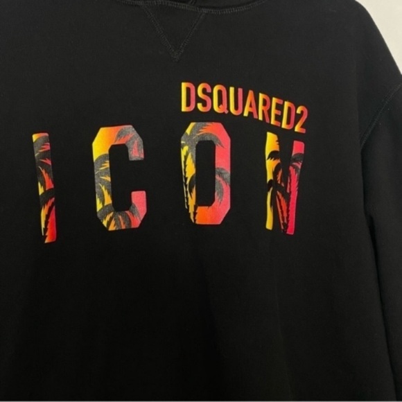 DSQUARED2 Hawaiian-Print Icon Hoodie - Picture 12 of 15